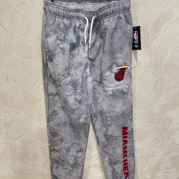 NEW KIDS OFFICIAL NBA Miami Heat Tie Dye Sweatpants Joggers - Picture 3 of 11